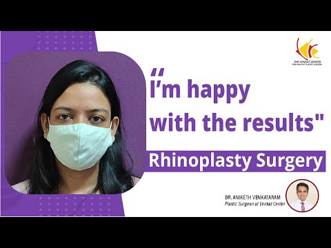 Nose Job Surgery Experience | Best Rhinoplasty Surgery in India | Venkat Center