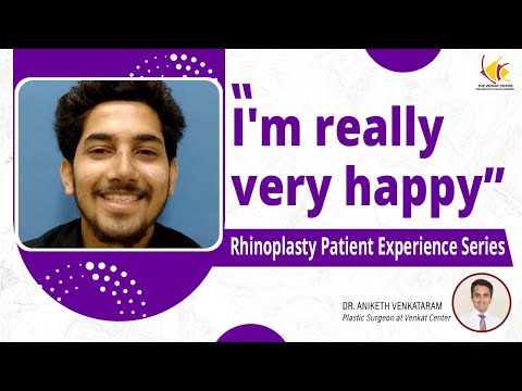 Nose Job Surgery: Patient sharing his Experience | Rhinoplasty | Venkat Center