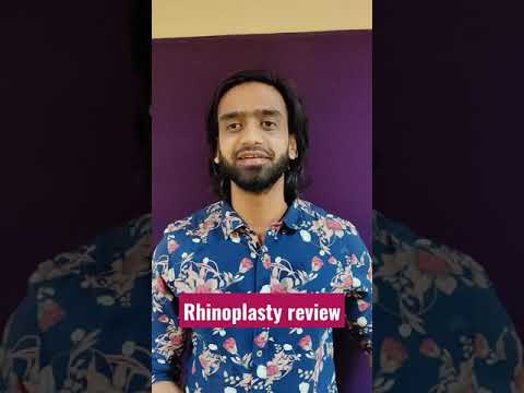 listen to our rhinoplasty patient on the day of his splint removal