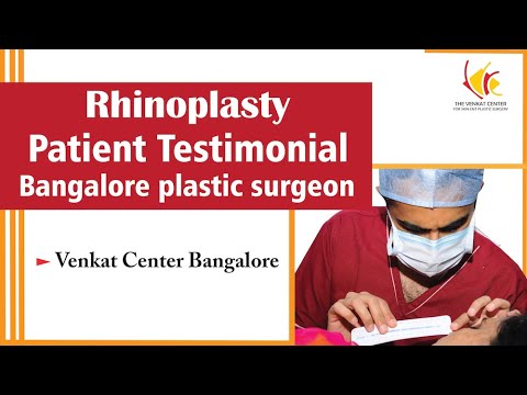 Rhinoplasty Patient Result - Post Surgery Reviews at Venkat Center