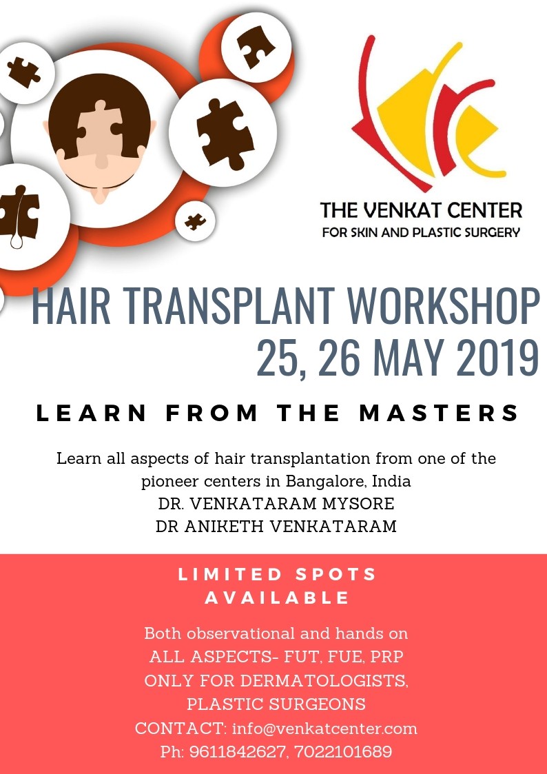 Hair Transplant Workshop at The Venkat Center