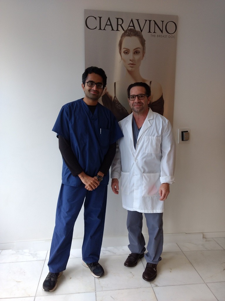 Dr. Aniketh with Dr. Ciaravino