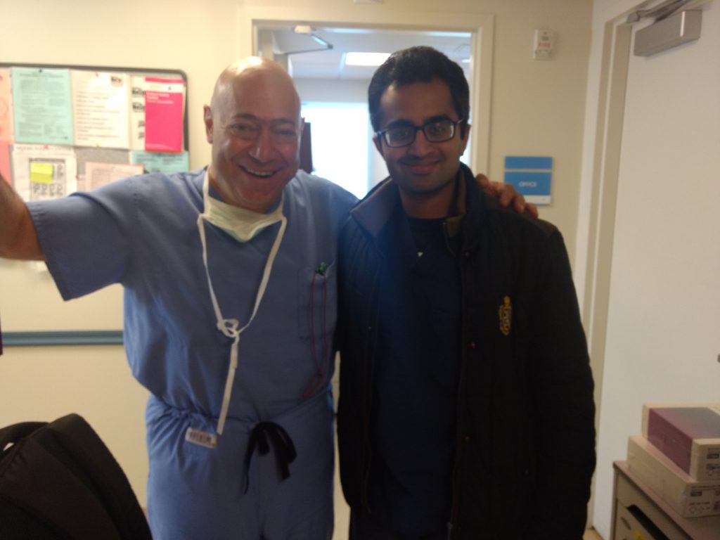 Dr. Aniketh with Dr. Khouri