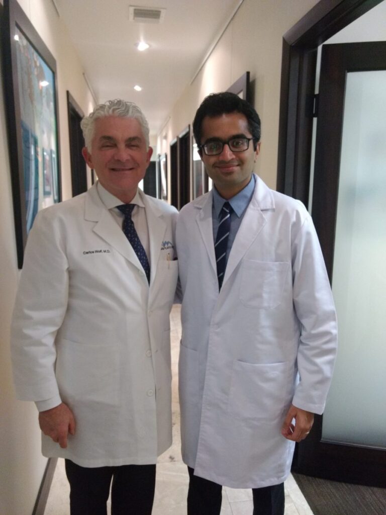 ASAPS Fellowship Program 9 Dr. Aniketh with Dr. Wolf