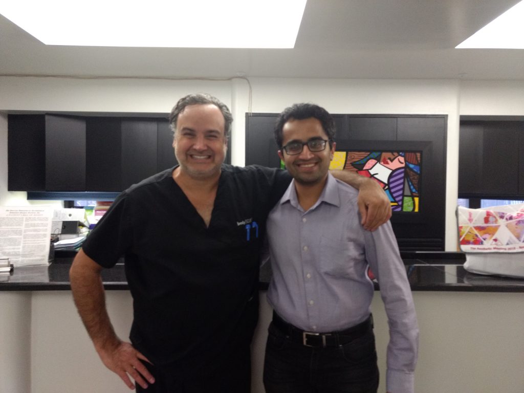 Dr. Aniketh with Dr. Spero Theoderou