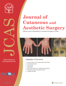 Journal of cutaneous and aesthetic surgery