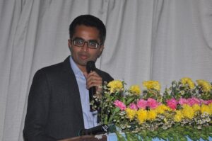 Dr. Aniketh Venkataram speaking on scar management
