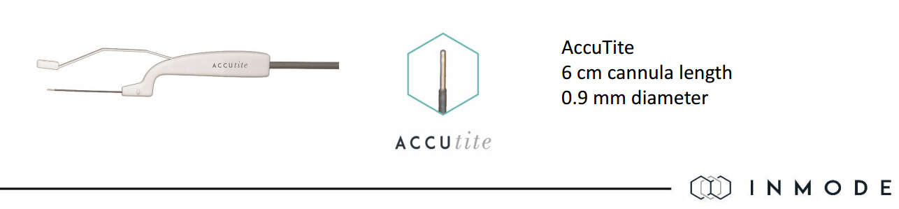 Blepharoplasty using accutite