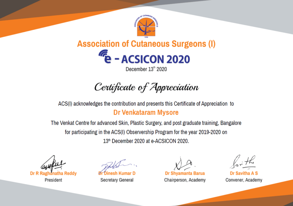 ACSICON 2020 Certificate