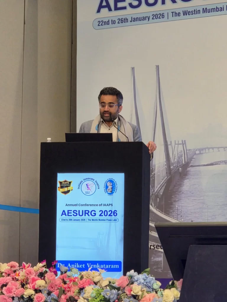 Representing Venkat Center for Aesthetic Health at the National Conference of IAAPS (AESURG IAAPS 2026) 1